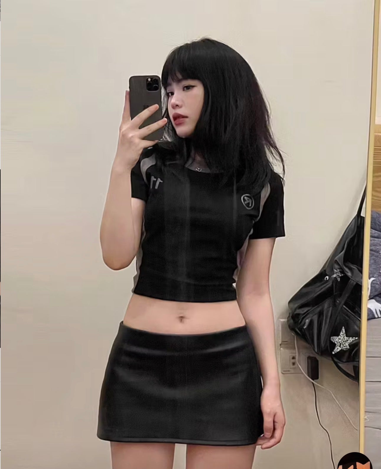 Ayserkriss Leather MiniSkirt - Ready to dispatch in 48 hours