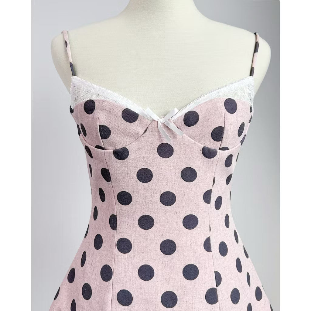 Madebymum Big Polka Dots Dress - Ready to dispatch in 48 hours