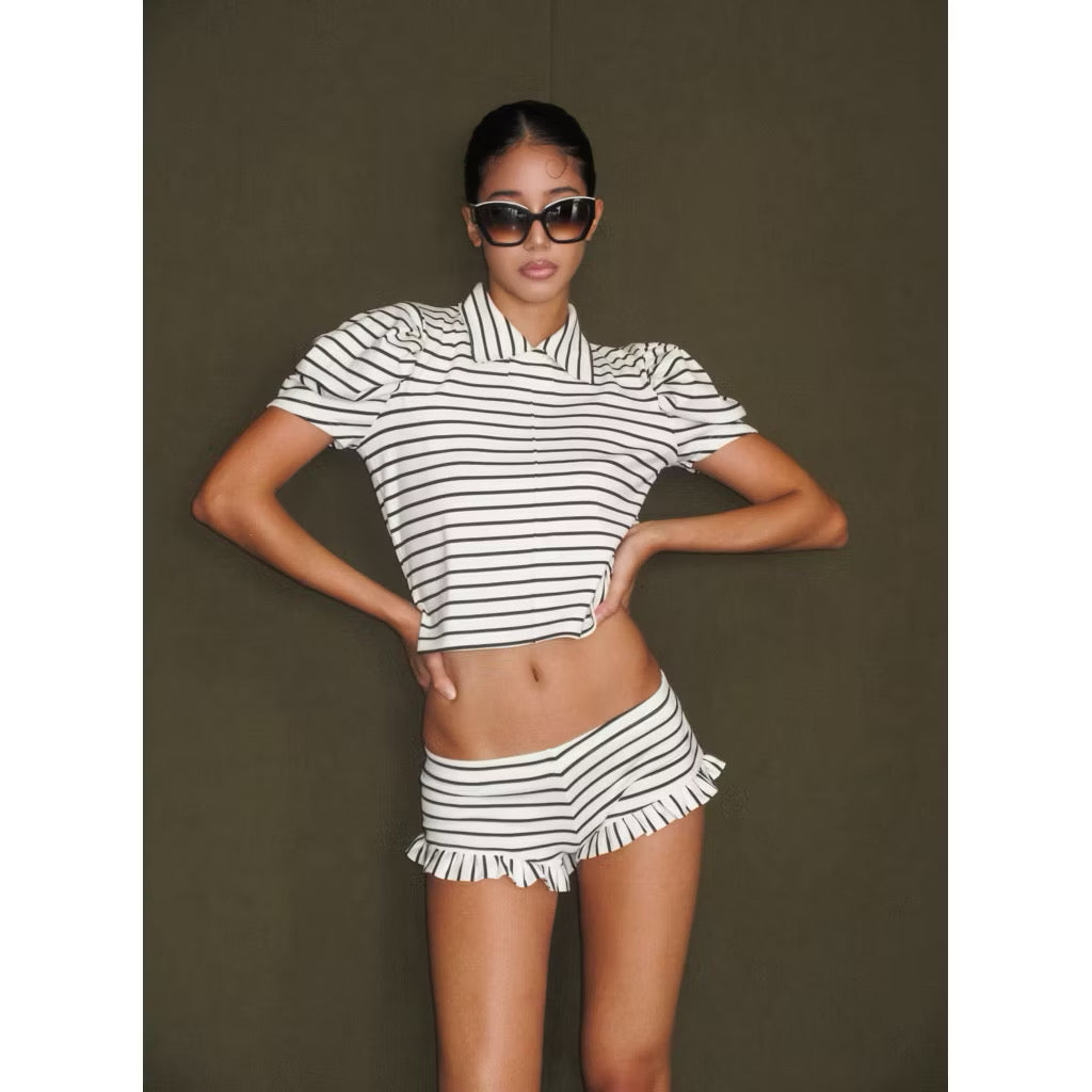 Ayserkris Striped Lounge 2 pieces Set - Ready to dispatch in 48 hours
