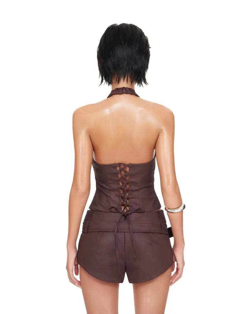 Viery Rosso Vermouth Set ( Red Brown )