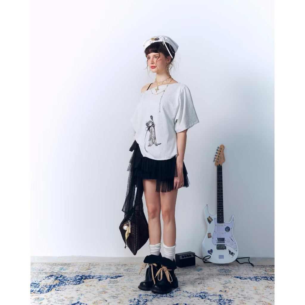 Remmus Cheeky Meow Top