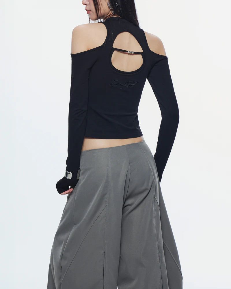 BunnyHill Caspian Long Sleeve Top - Black - READY TO DISPATCH WITHIN 48 hours