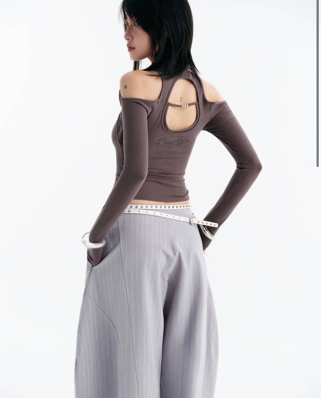 BunnyhillConcepts Luft Pants ( Blue Grey Striped ) - Ready to dispatch in 48 hours