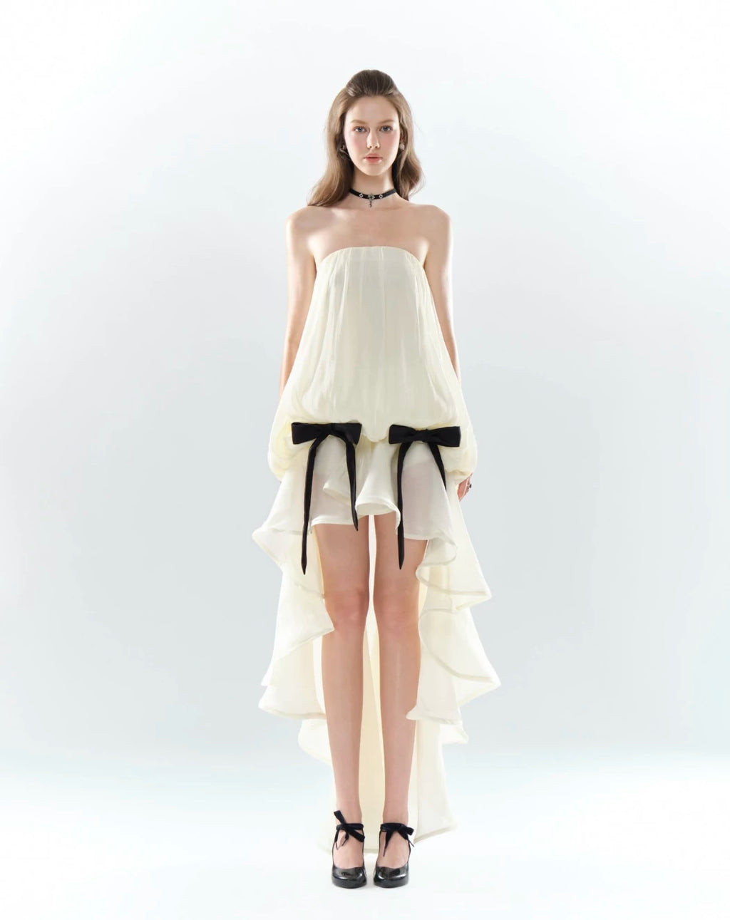 Bubble Soleil Noir Bow Dress