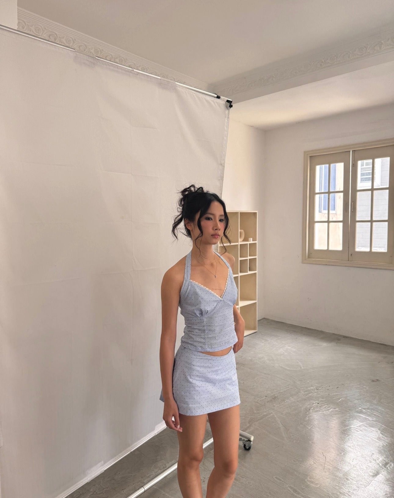 1998 Baby Blue Halter Top - Ready to dispatch in 48 hours