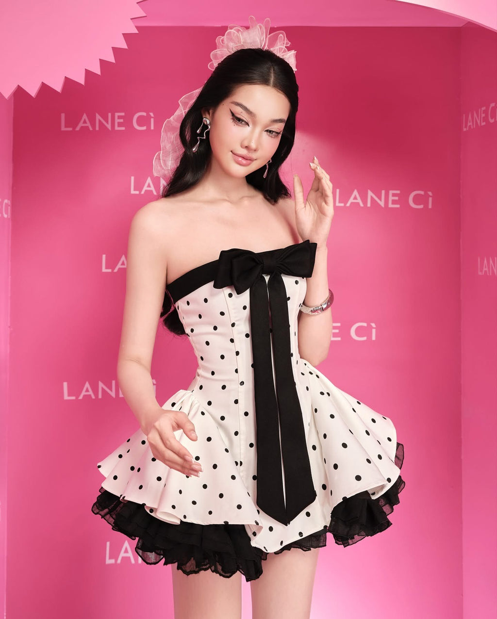 LANE CÌ Bunny Dress ( Polka Dots )