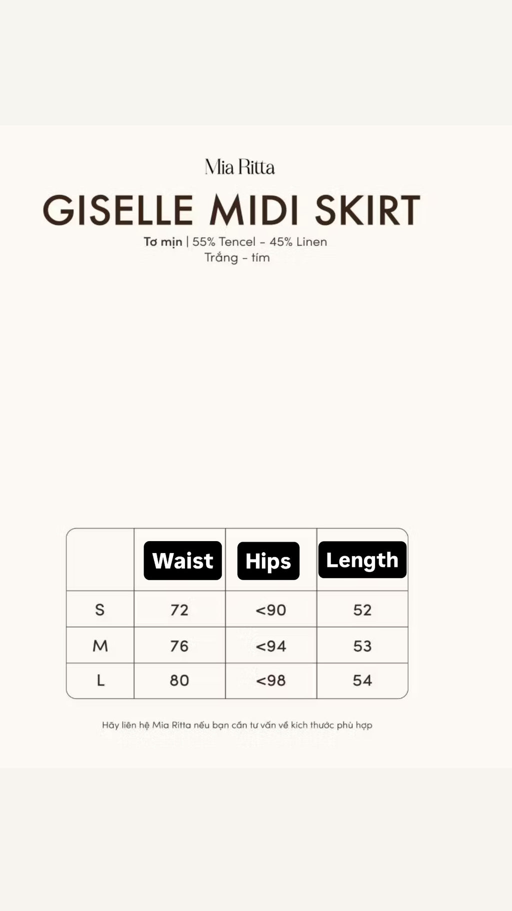 MiaRitta Giselle Midi Skirt