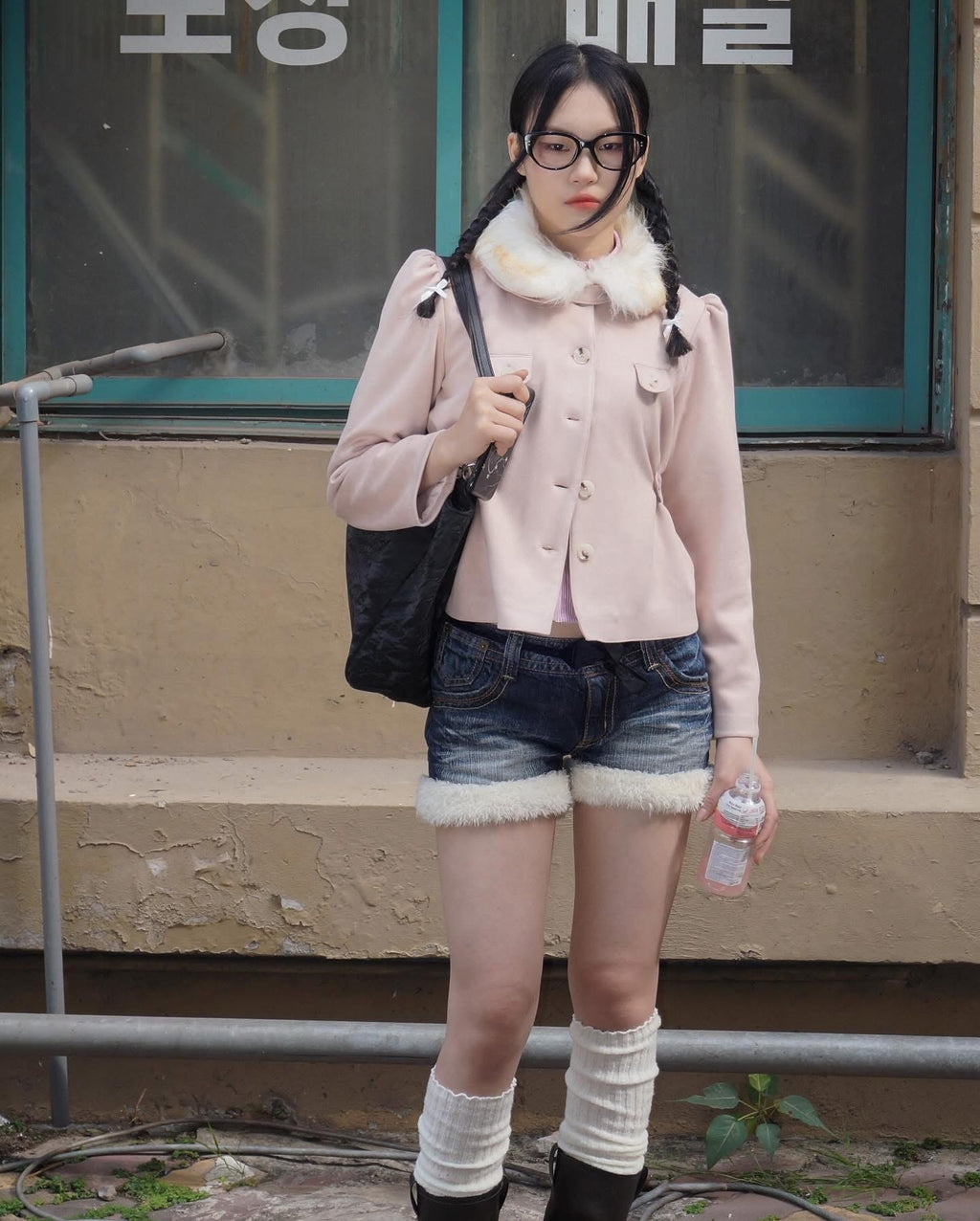 UYU Label Misa Faux Suede Jacket