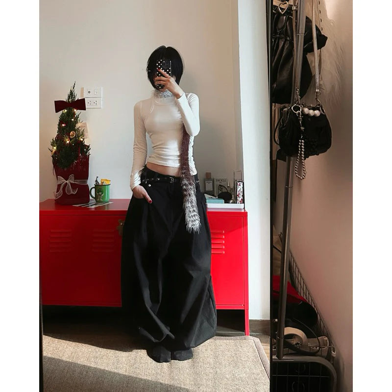 Sagittarius.A+ MULTI RIVET WIDE PANTS