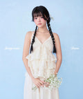 1998 Juni Lace Ruffle Top - Ready to dispatch in 48 hours