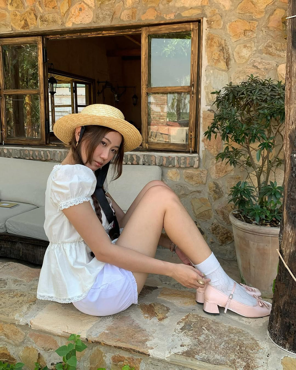 My Baby doll Top - White (Pre-order)