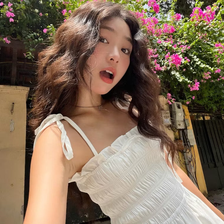 AREUM Aimee Dress + Nami Cardigan Set