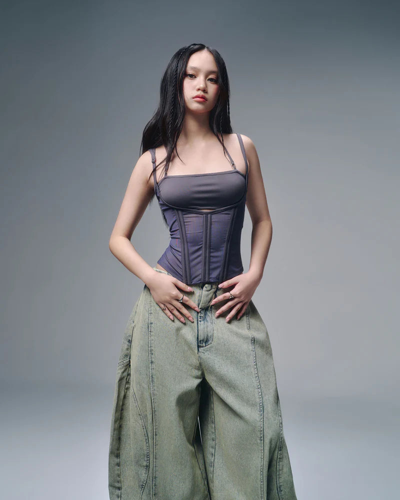 Bunnyhill Melios Mesh Top ( Dark Blue ) - Ready to dispatch in 48 hours