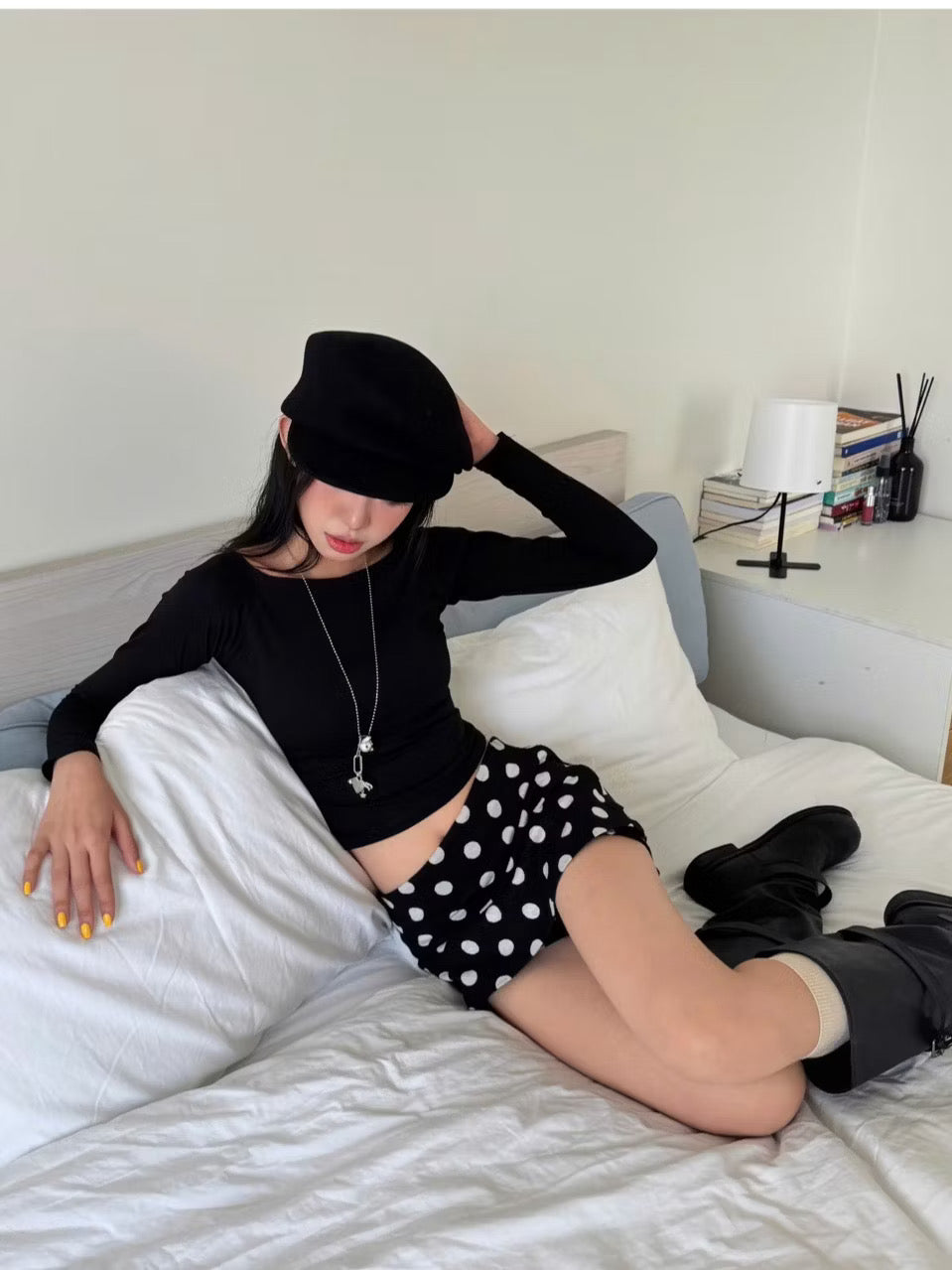 Calem.Club Polka Dots Mini Skirt