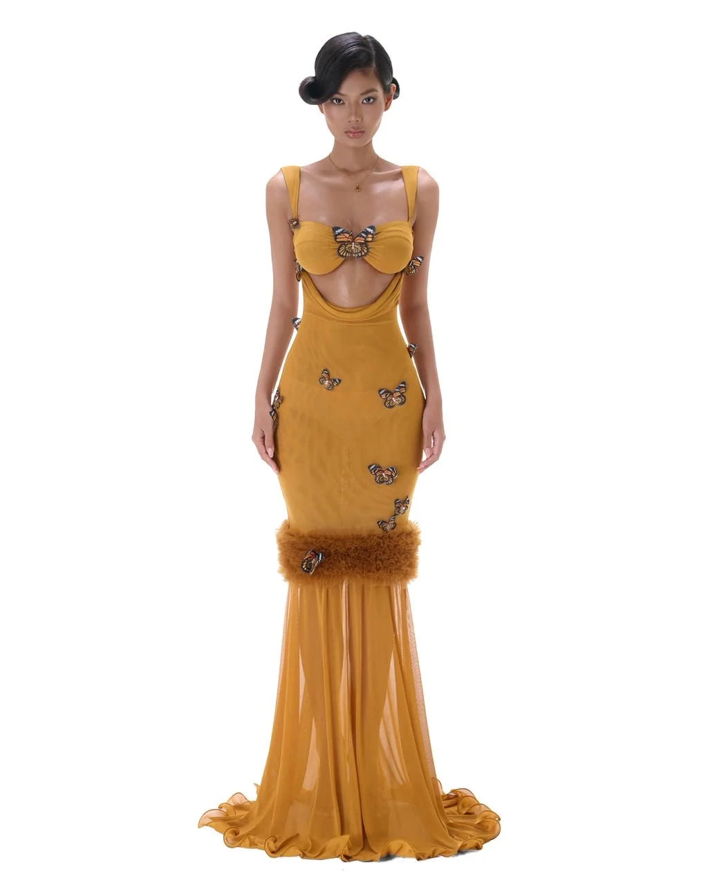 Ibiboss Lumina Dress (Yellow ) - Ready to dispatch in 48 hours