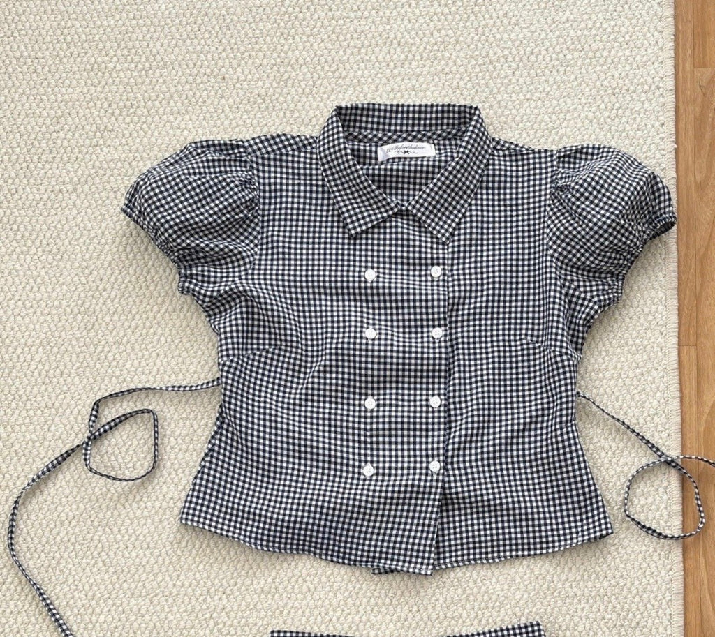 1998beforethedawn Emily Navy Top