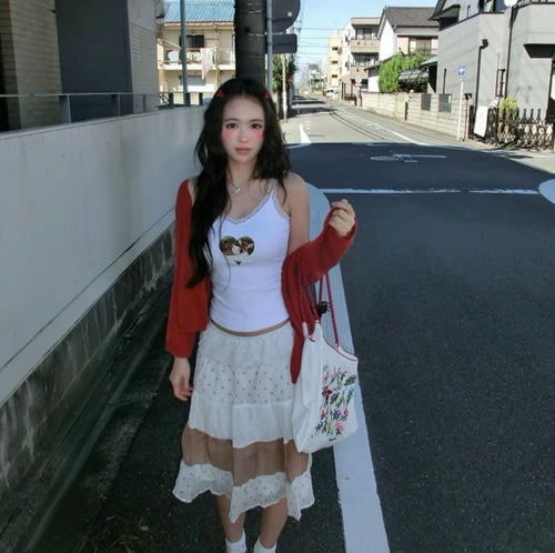 1998beforethedawn Autumn Brown Skirt