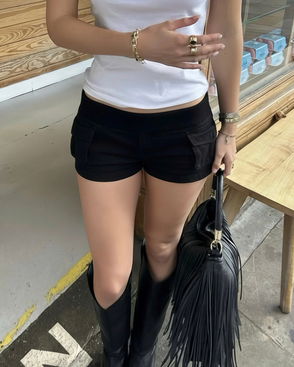 IUE “KANJI" MICRO SHORTS