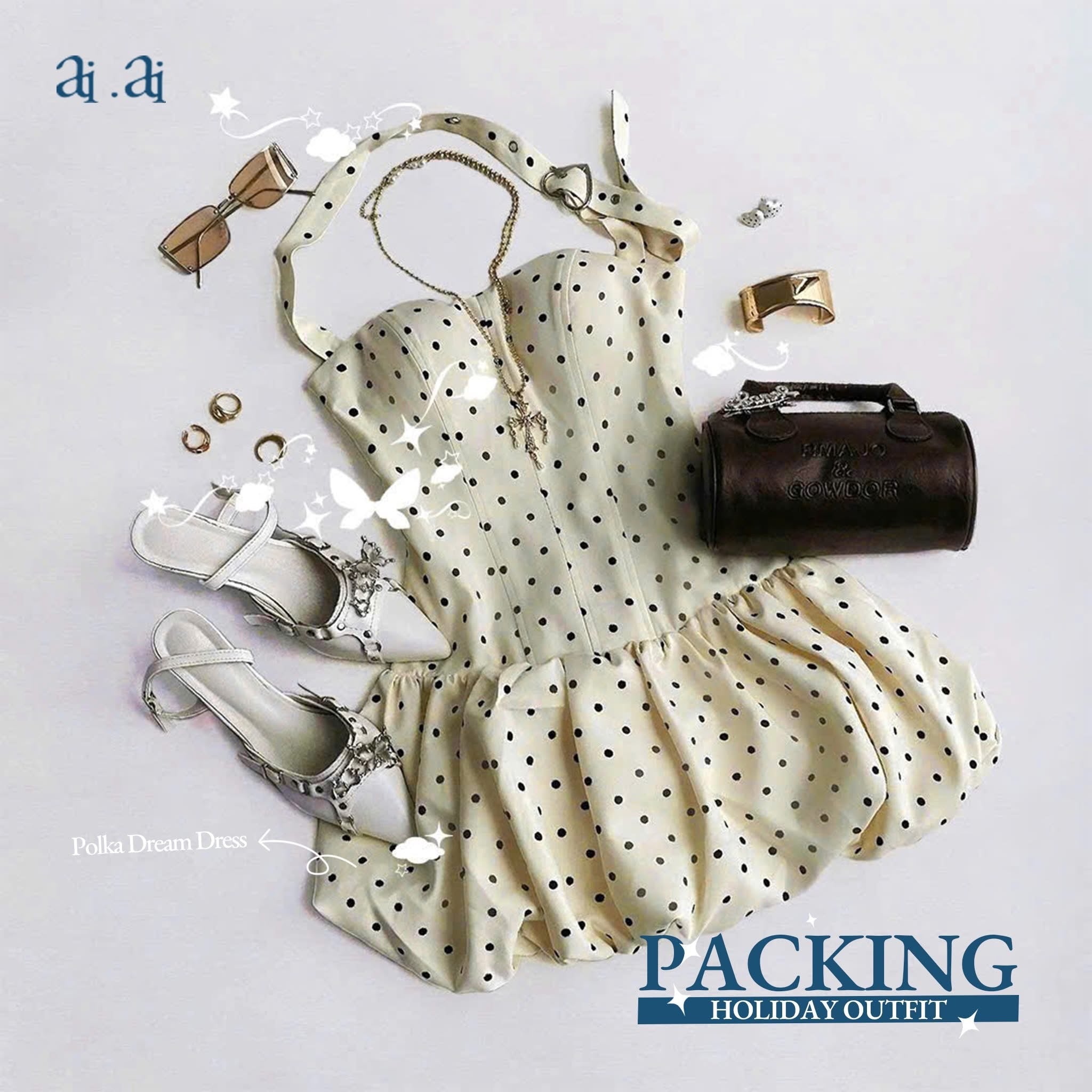 Aiai Studio Polka Dream Dress - Dispatchs in 48 hours