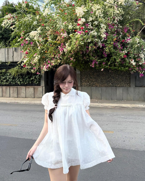 Aguja Ha Thao Babydoll Dress - Ready to dispatch in 48 hours