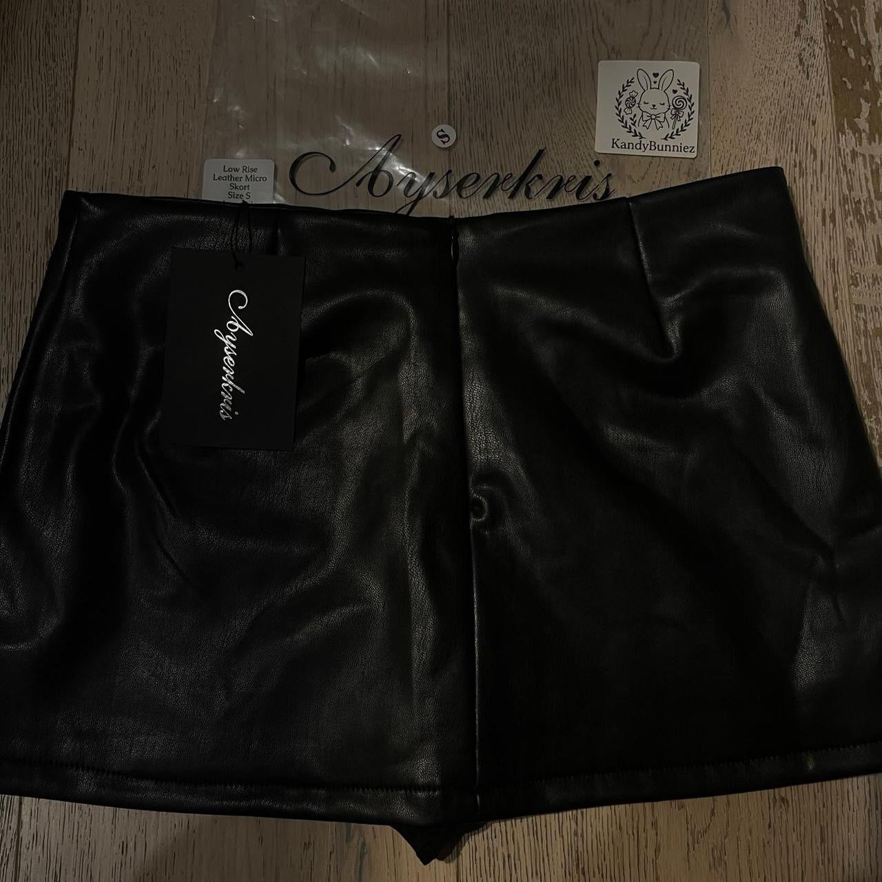 Ayserkriss Leather MiniSkirt - Ready to dispatch in 48 hours
