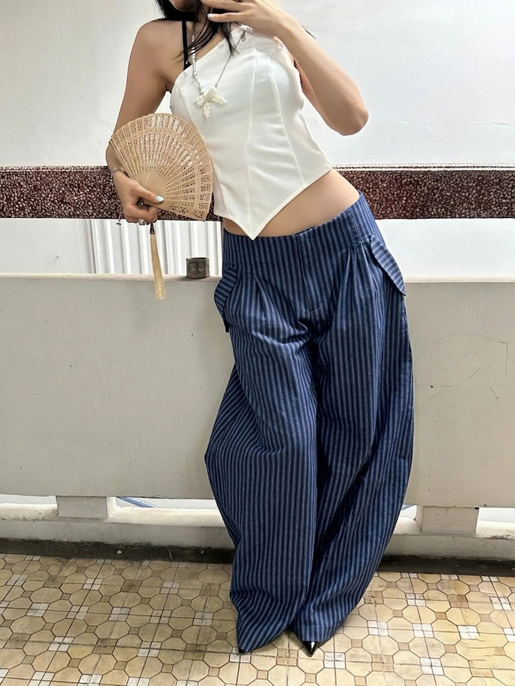 IUE “BLUEBERRY" BAGGY PANTS