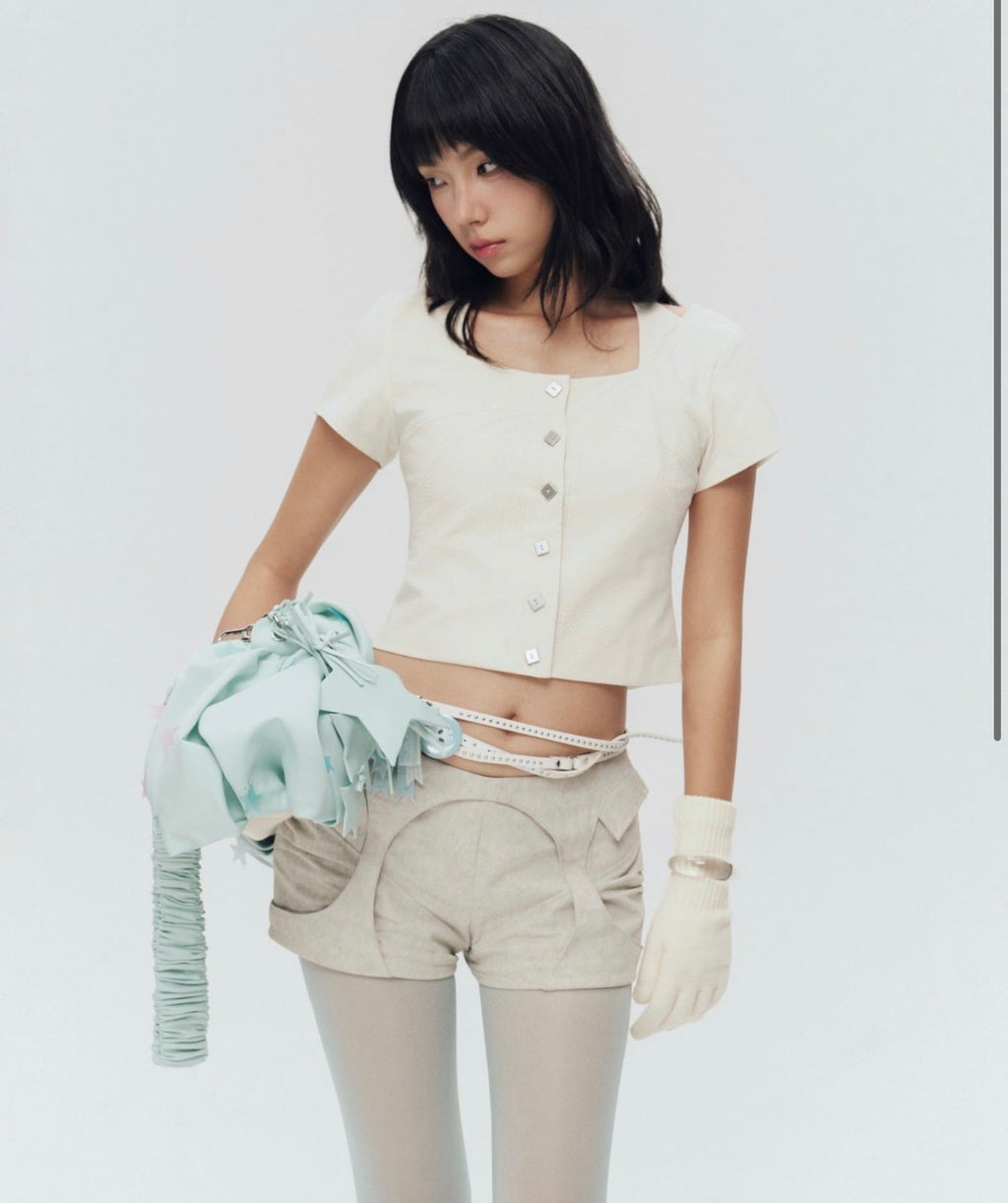 LAMBERT SHORT (MARBLE BEIGE)