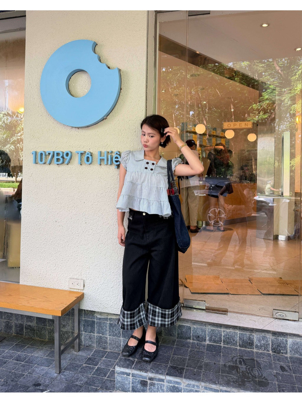 Dora.Label Zoe Capri Denim Pants