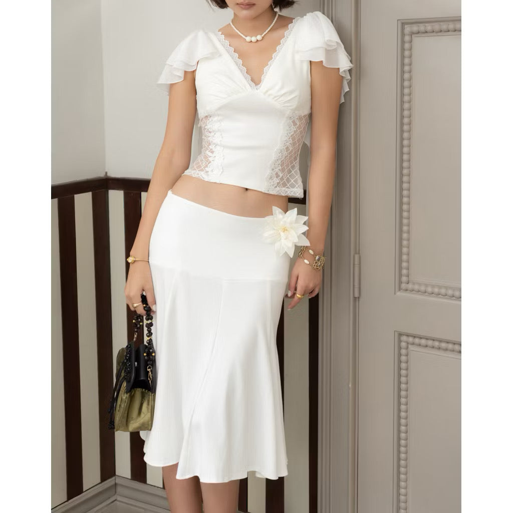 ManiaCutie Elio Midi Skirt