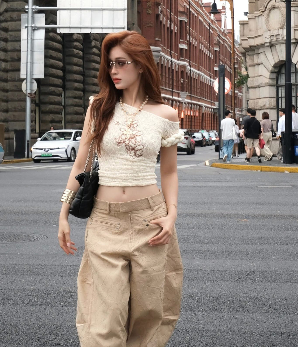 STUN Orchid Lace Top