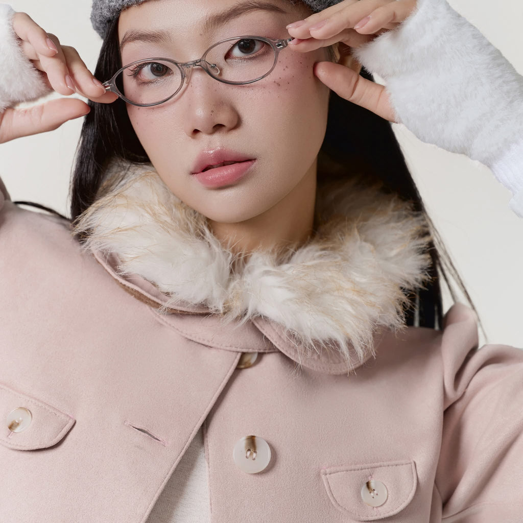 UYU Label Misa Faux Suede Jacket