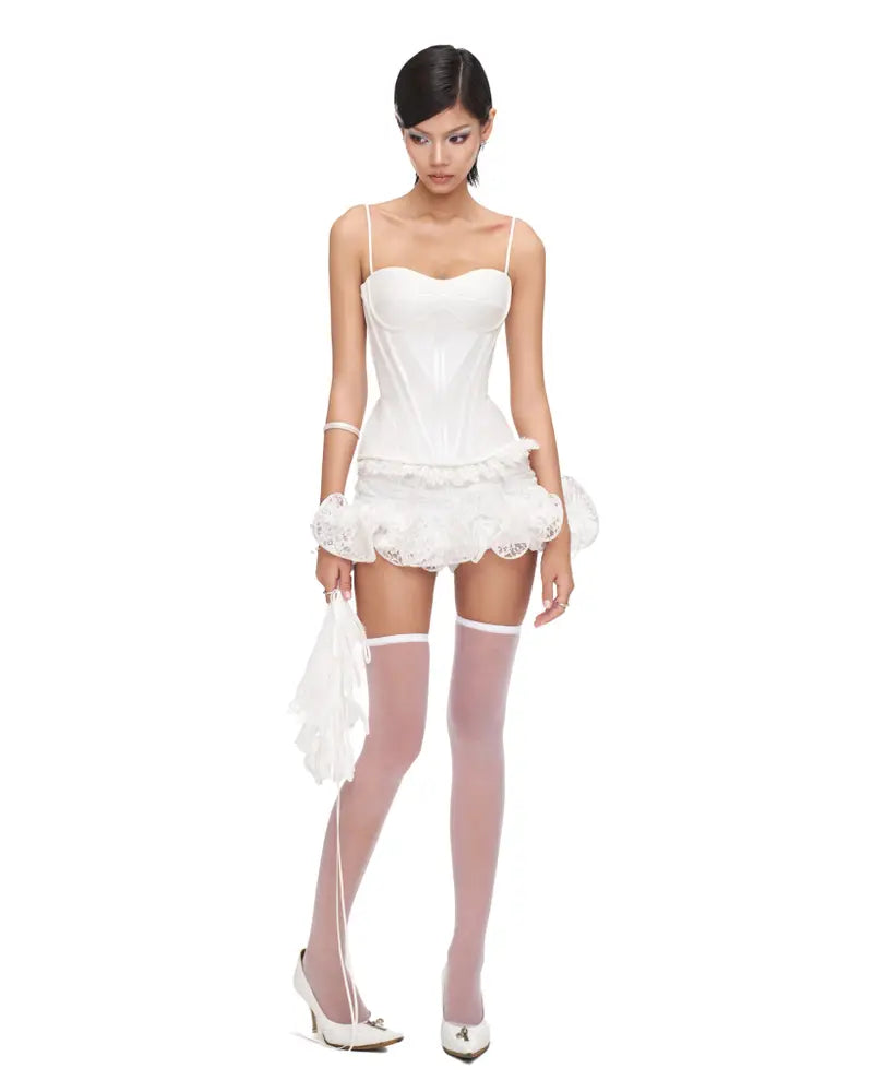 Viery Pure Sin Corset ( White )