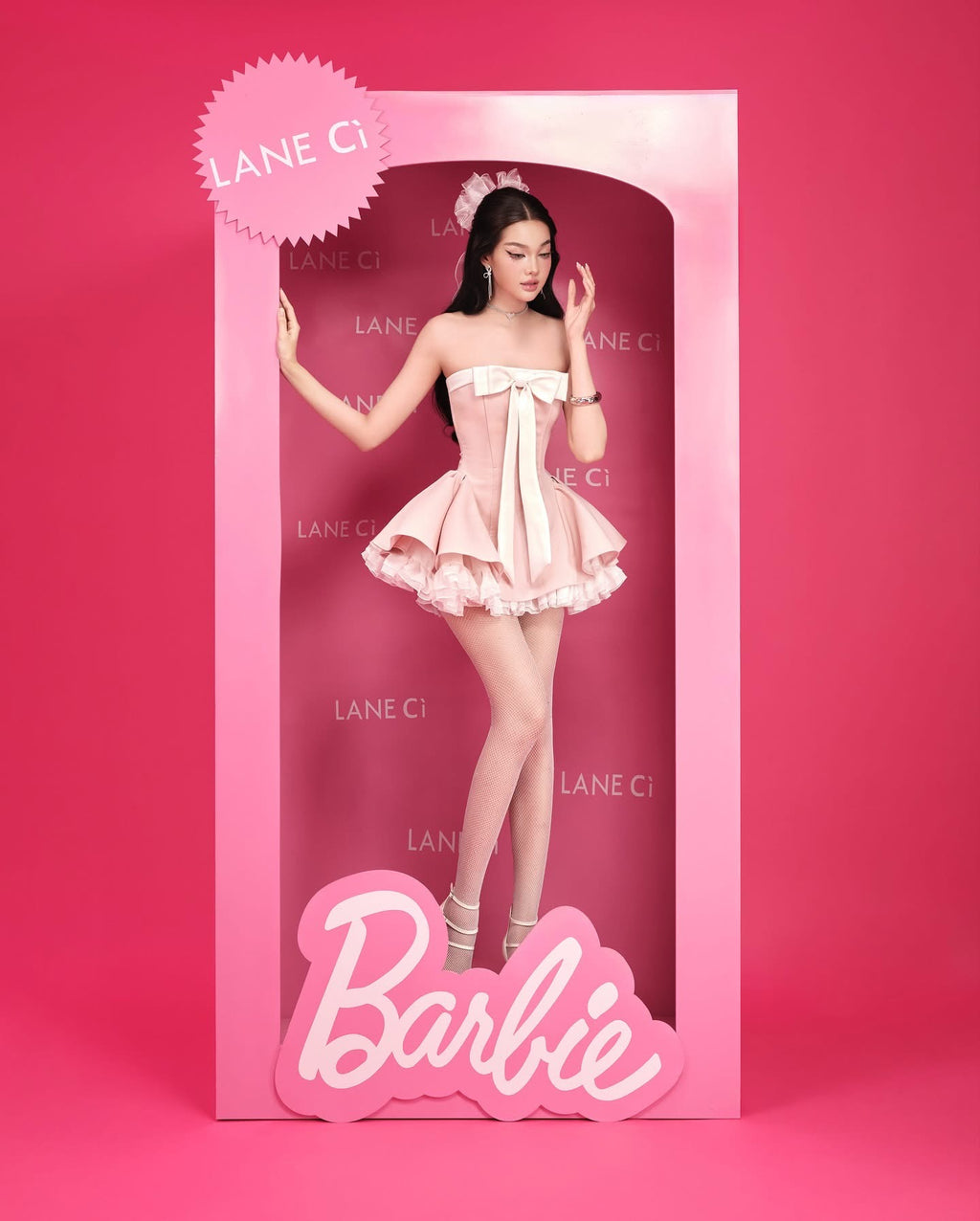 LANE CÌ Bunny Dress ( Pink )