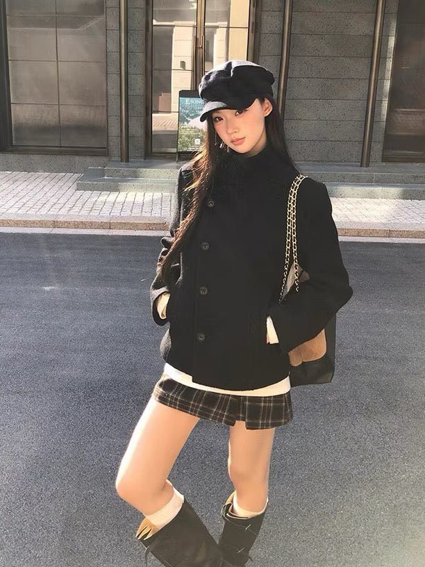 Bycamcam wool high neck Jacket