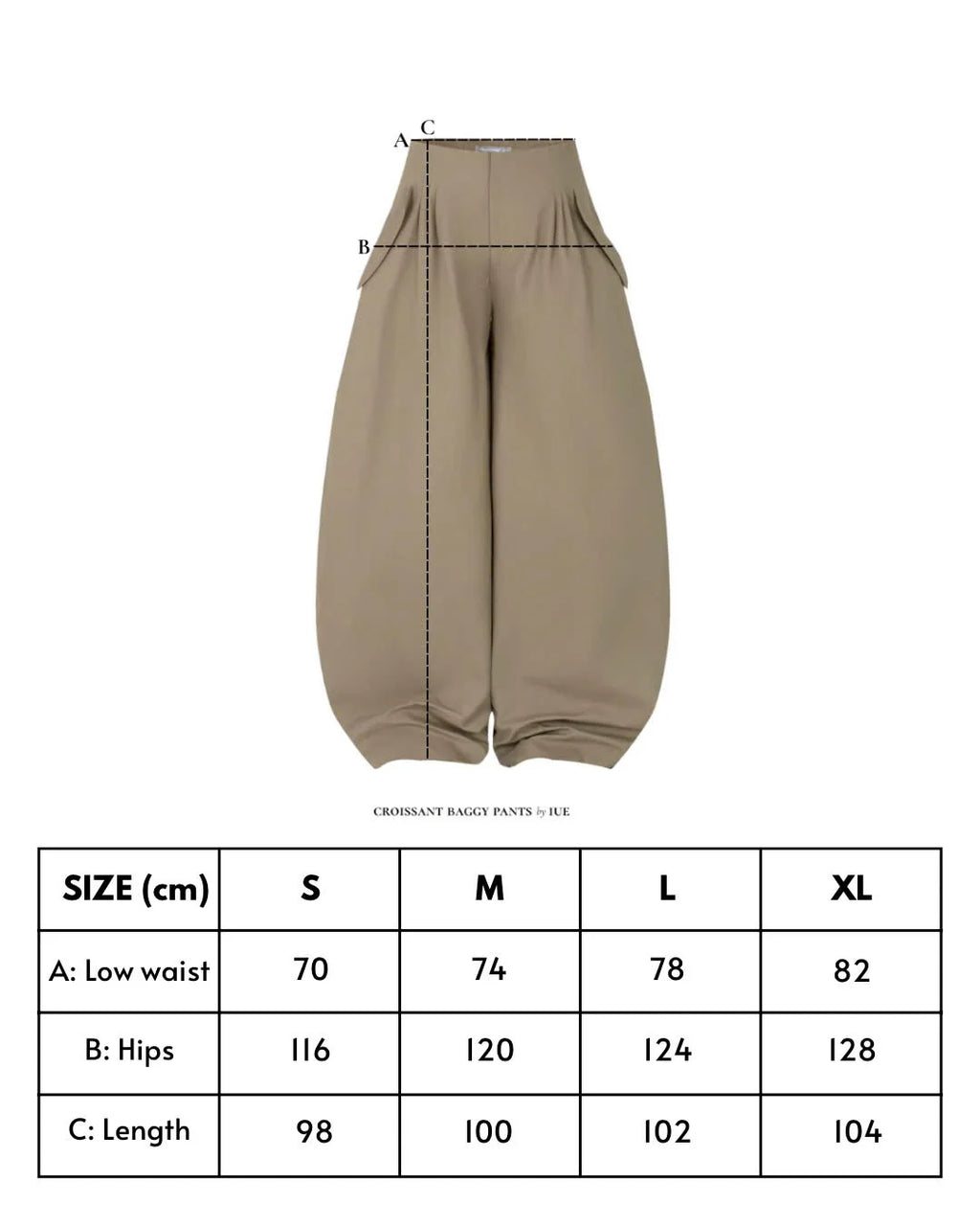 IUE “BLUEBERRY" BAGGY PANTS
