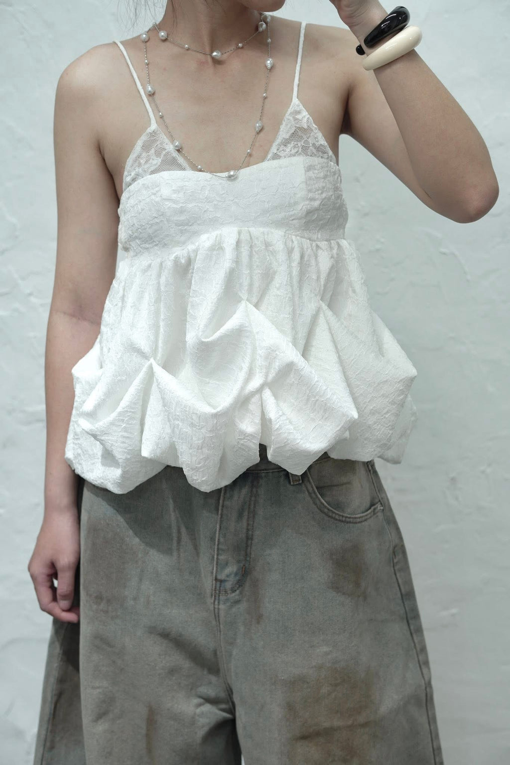 Holytee Babydoll Cloud Top