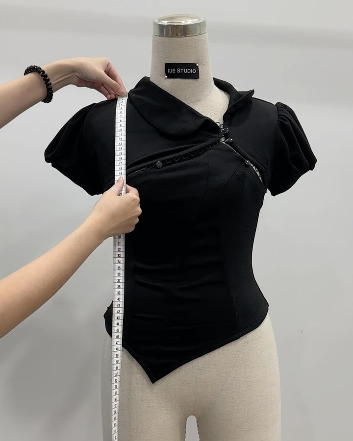 IUE Xin Xin Top (Black ) - Ready to dispatch in 48 hours