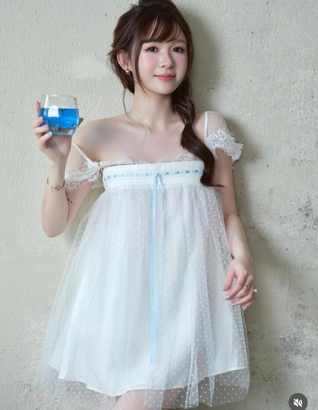 Aguja Calantha Babydoll Dress