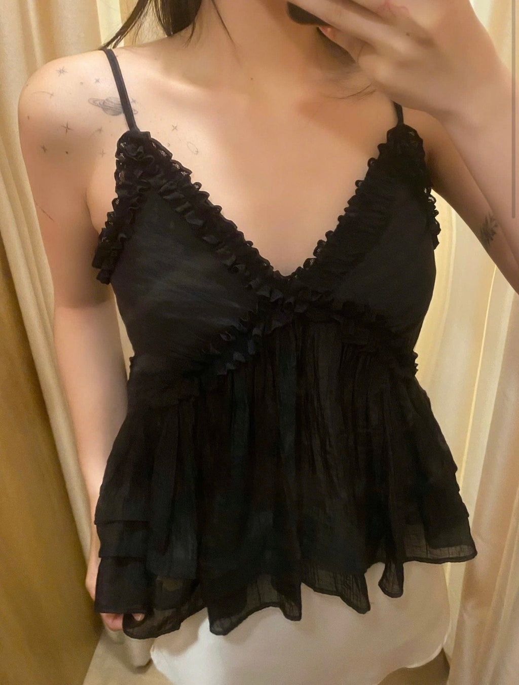 1998 Ariel Cami Top ( Black ) - READY TO DISPATCH WITHIN 48 hours