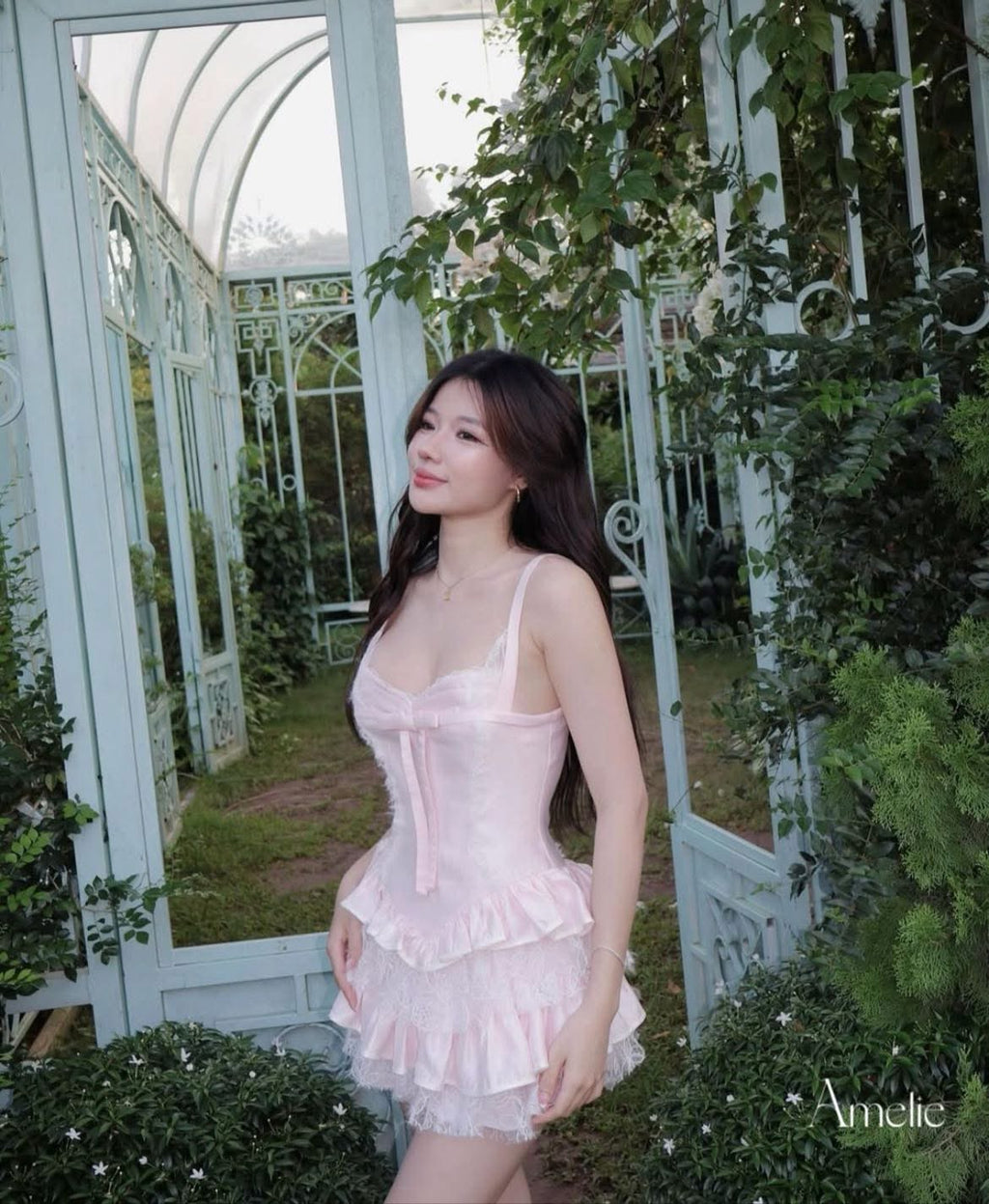 Amelie Poppy Dress - Ready to dispatch in 48 hours