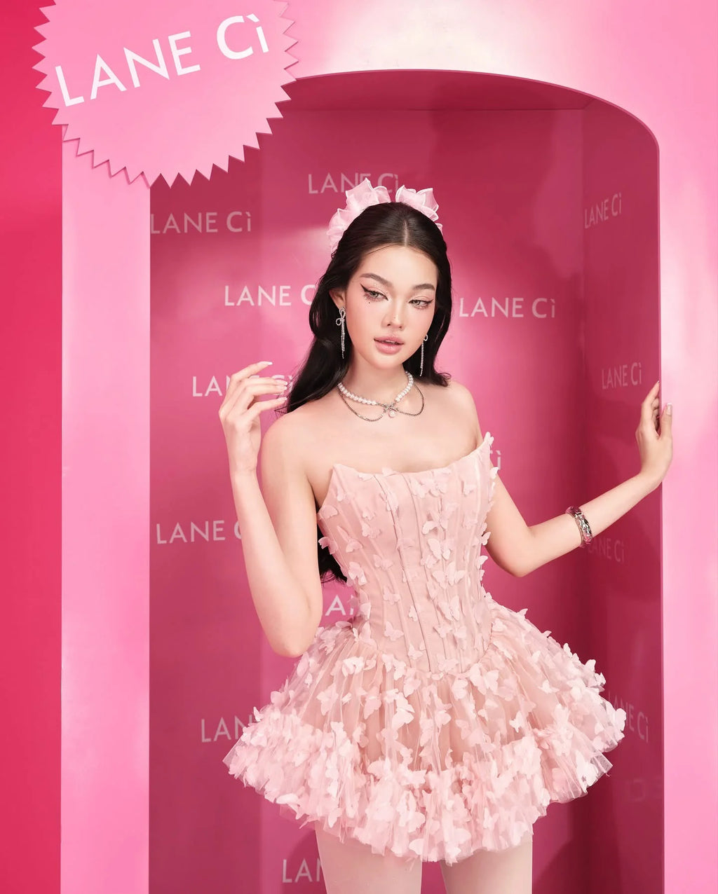 LANE Cì Swan Dress - Ready to dispatch in 48 hours