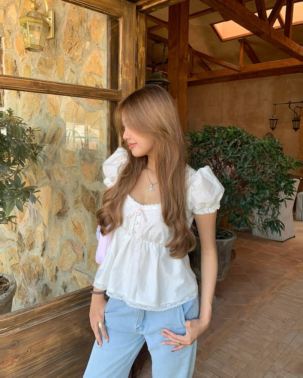 My Baby doll Top - White (Pre-order)