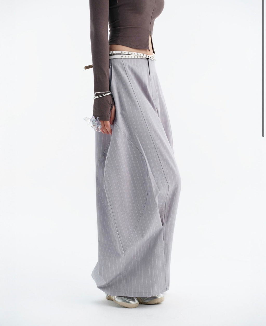 BunnyhillConcepts Luft Pants ( Blue Grey Striped ) - Ready to dispatch in 48 hours