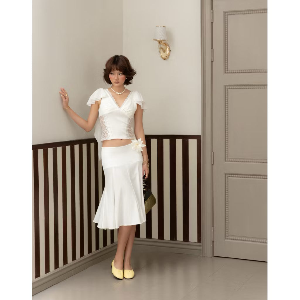 ManiaCutie Elio Midi Skirt