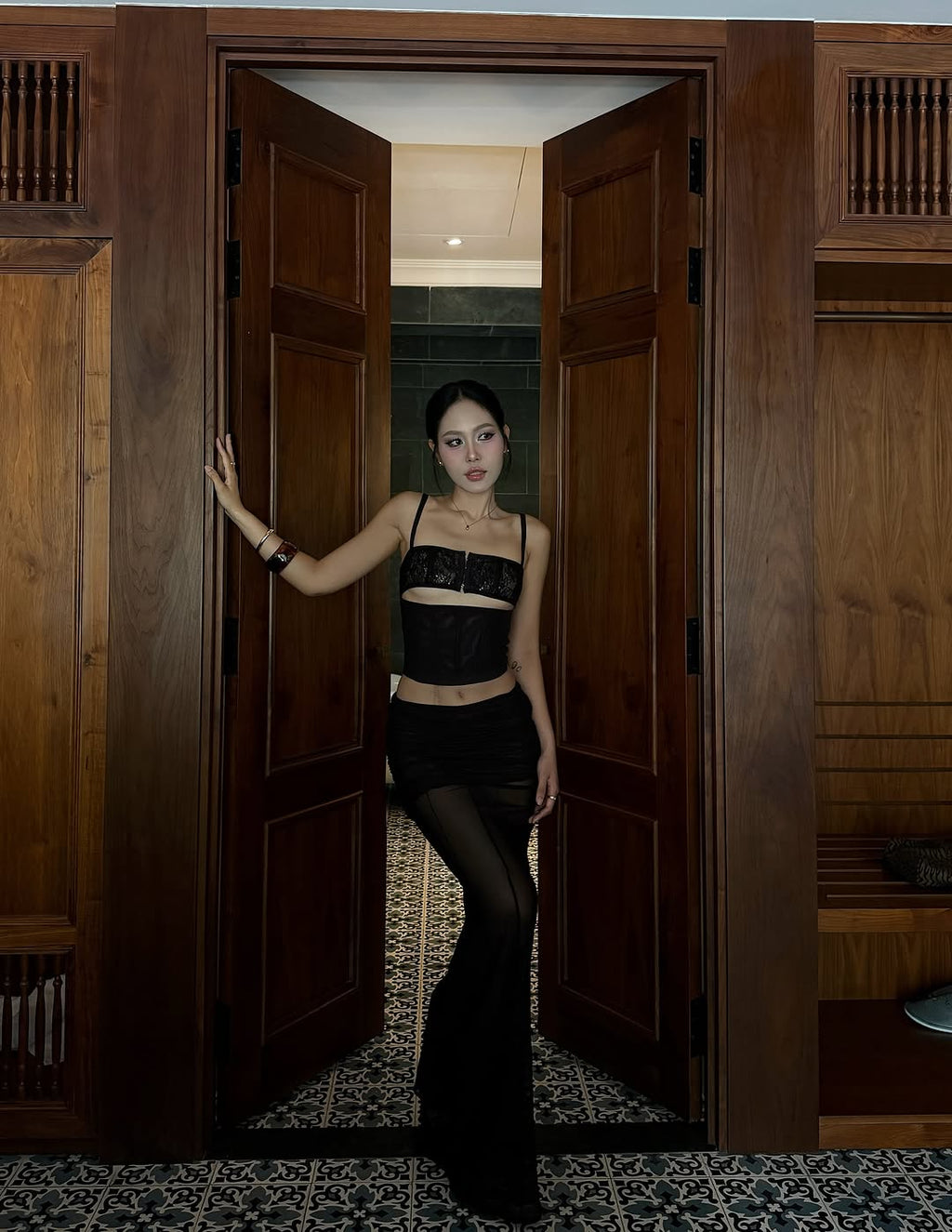 Elmer Corset Top (Black)