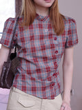 Joella Collette Plaid Top