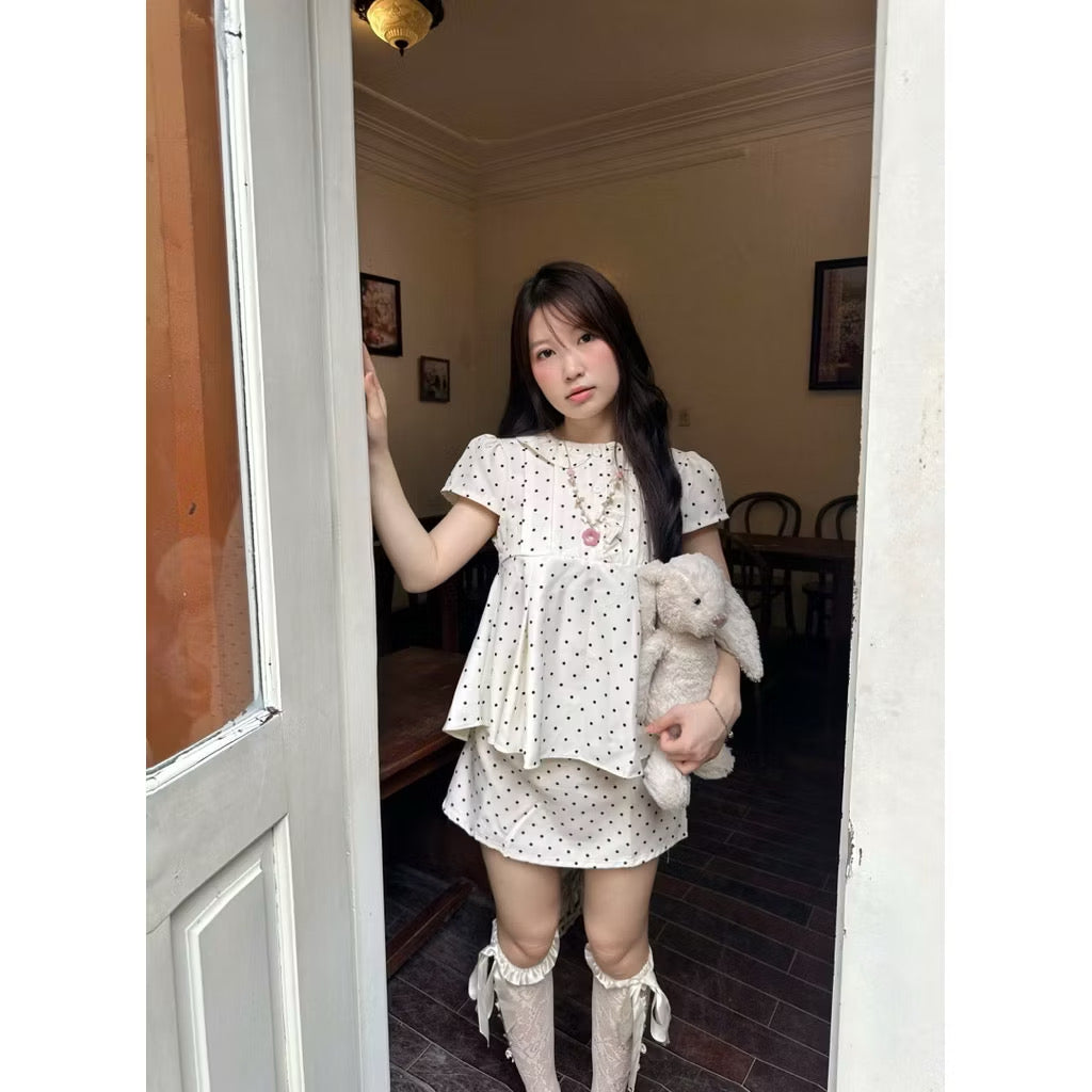 NCN Fencii Polka Dots Top