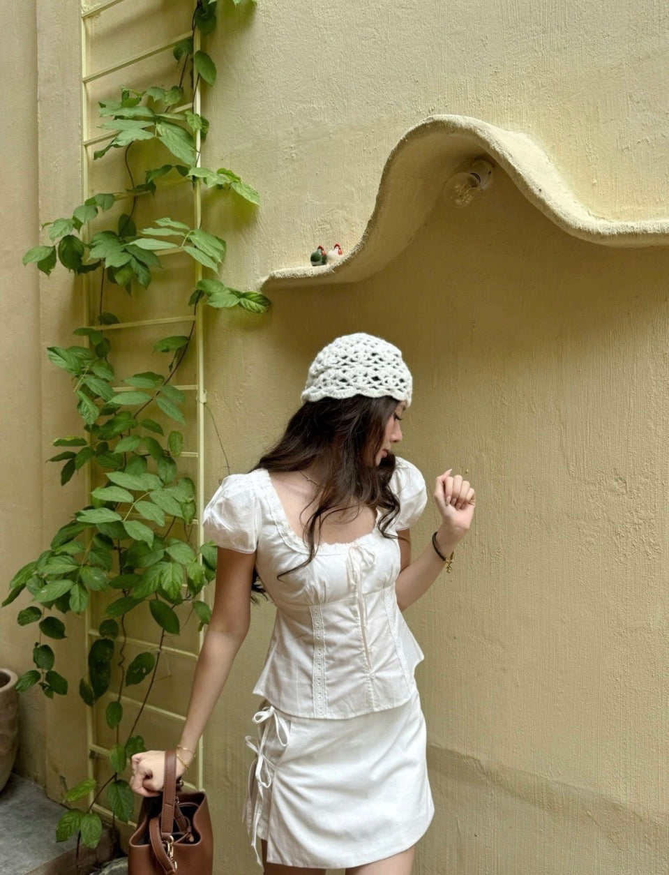 1998beforethedawn Navie White Top