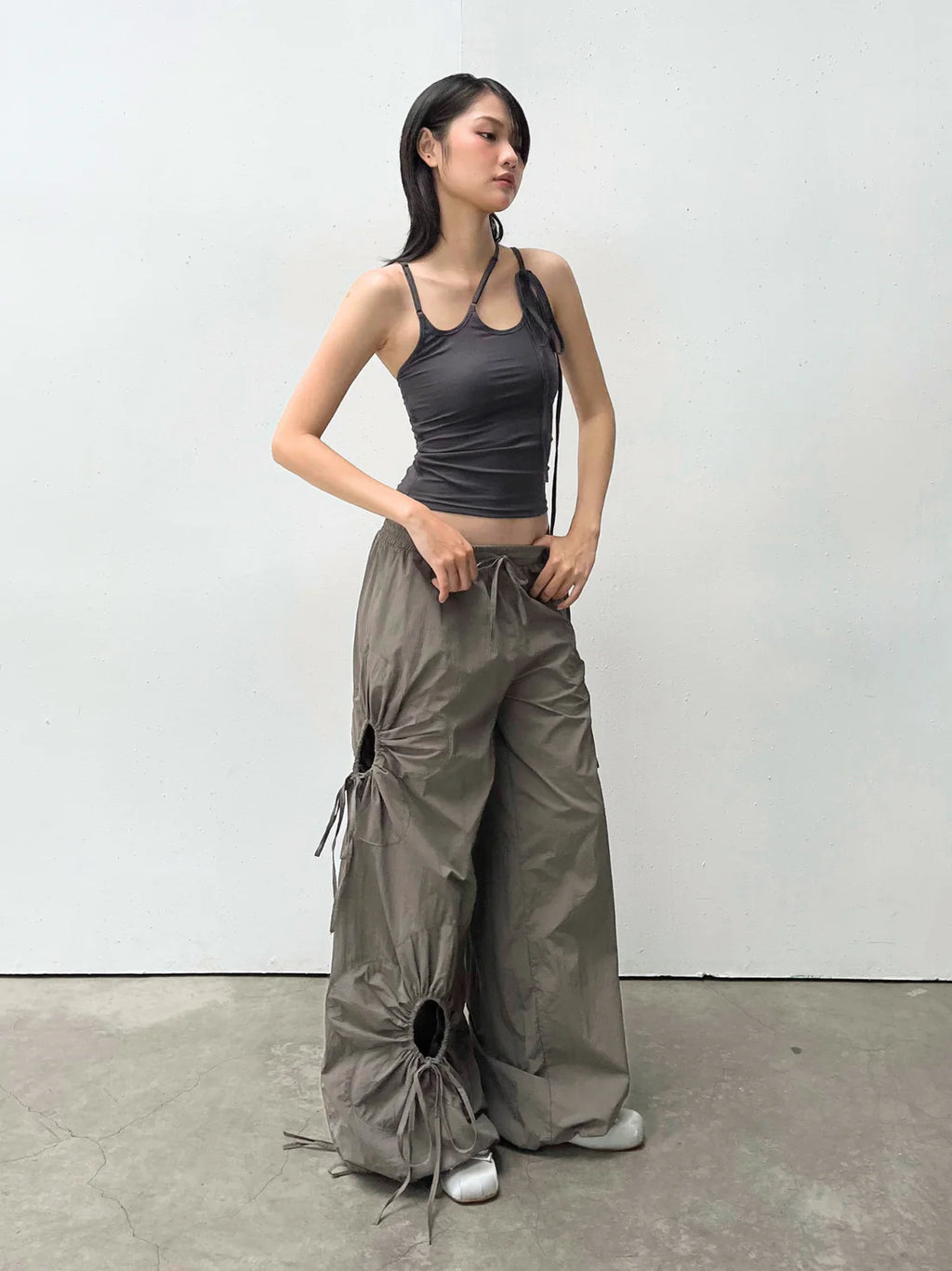 Melancholy Floral Bloom Parachute (Green)