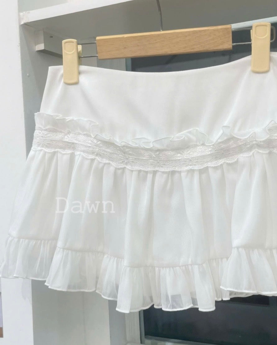 1998-Nabi Skirt (White) - Ready to dispatch in 48 hours